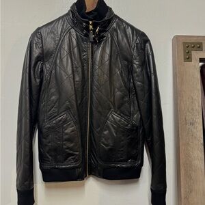 MARC BY MARC JACOBS Leather Bomber Jacket
